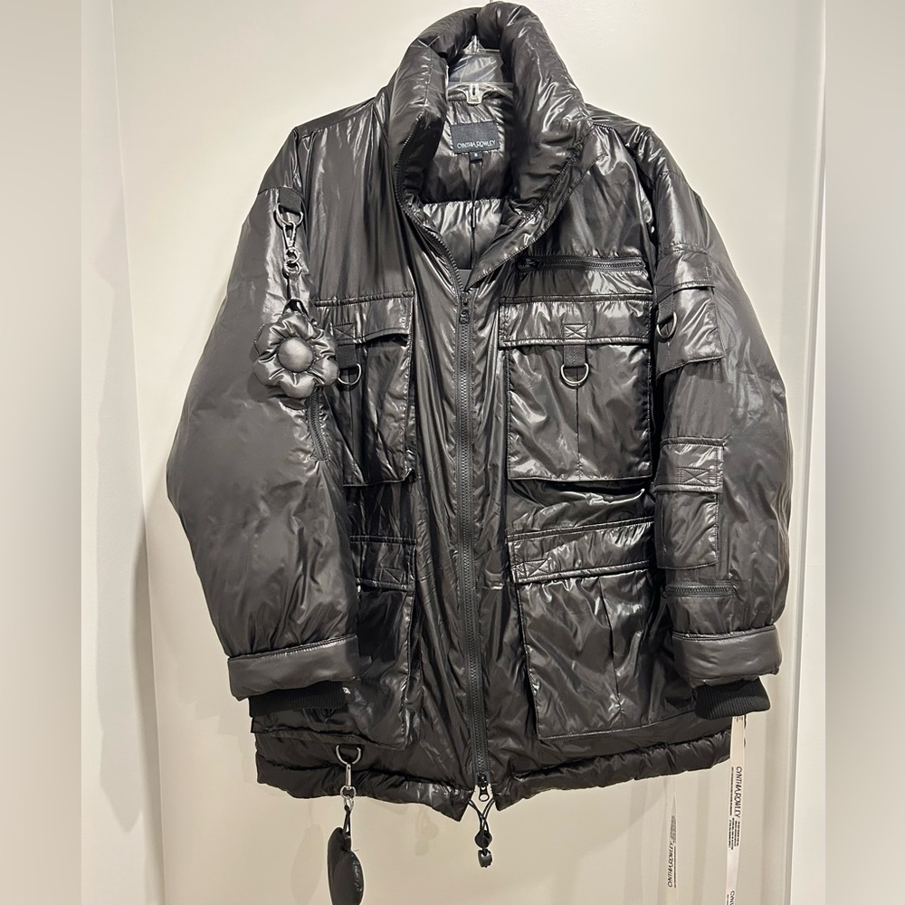 Cynthia Rowley nylon puffer coat